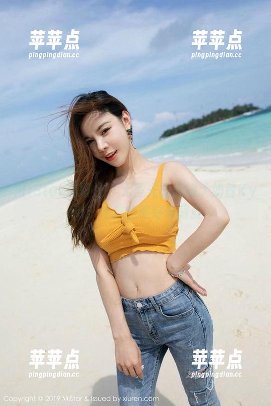 MiStar魅妍社 - 无圣光的旗袍大奶昔Kyra：纯粹的美好与调皮