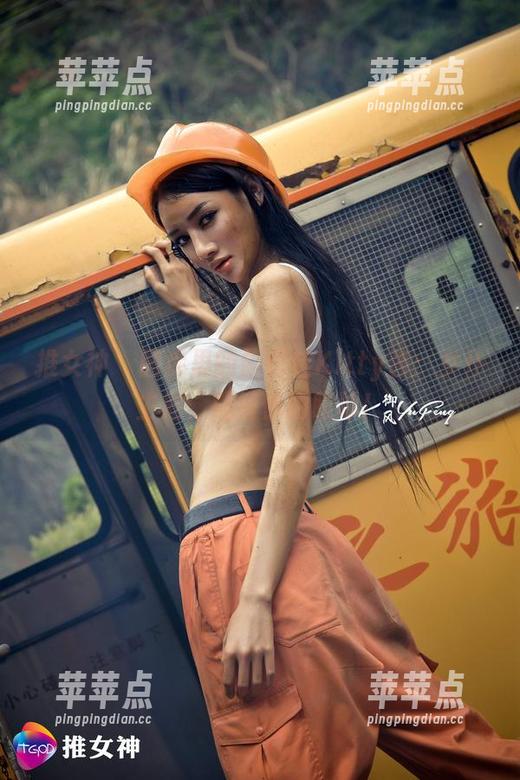 推女神 - 图库里的施忆佳Kitty酱：女仆主题，期待你的眼球！