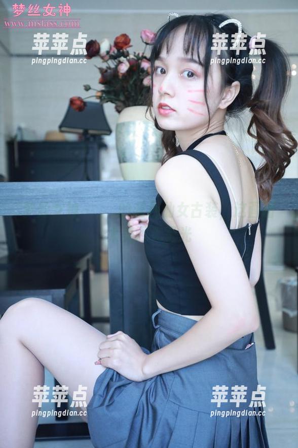 梦丝女神-玥玥 梦丝女神 - 玥玥的蓝色仙女古装,这画面太美而无圣光